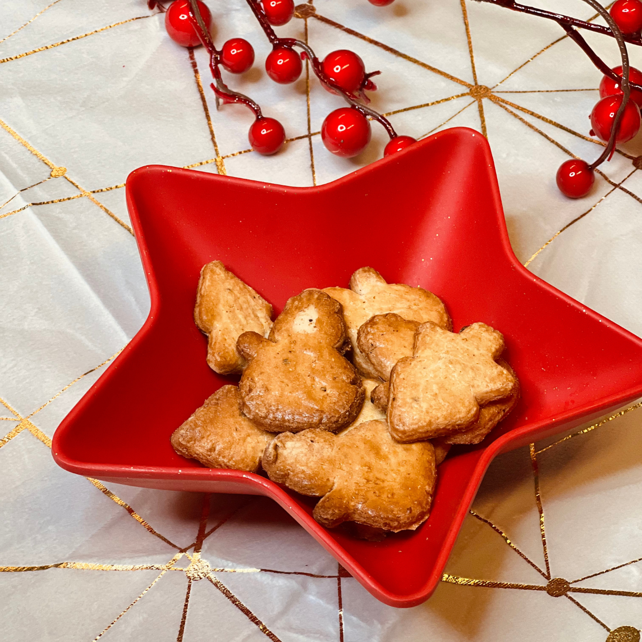 Biscuits noël au gingembre épicé