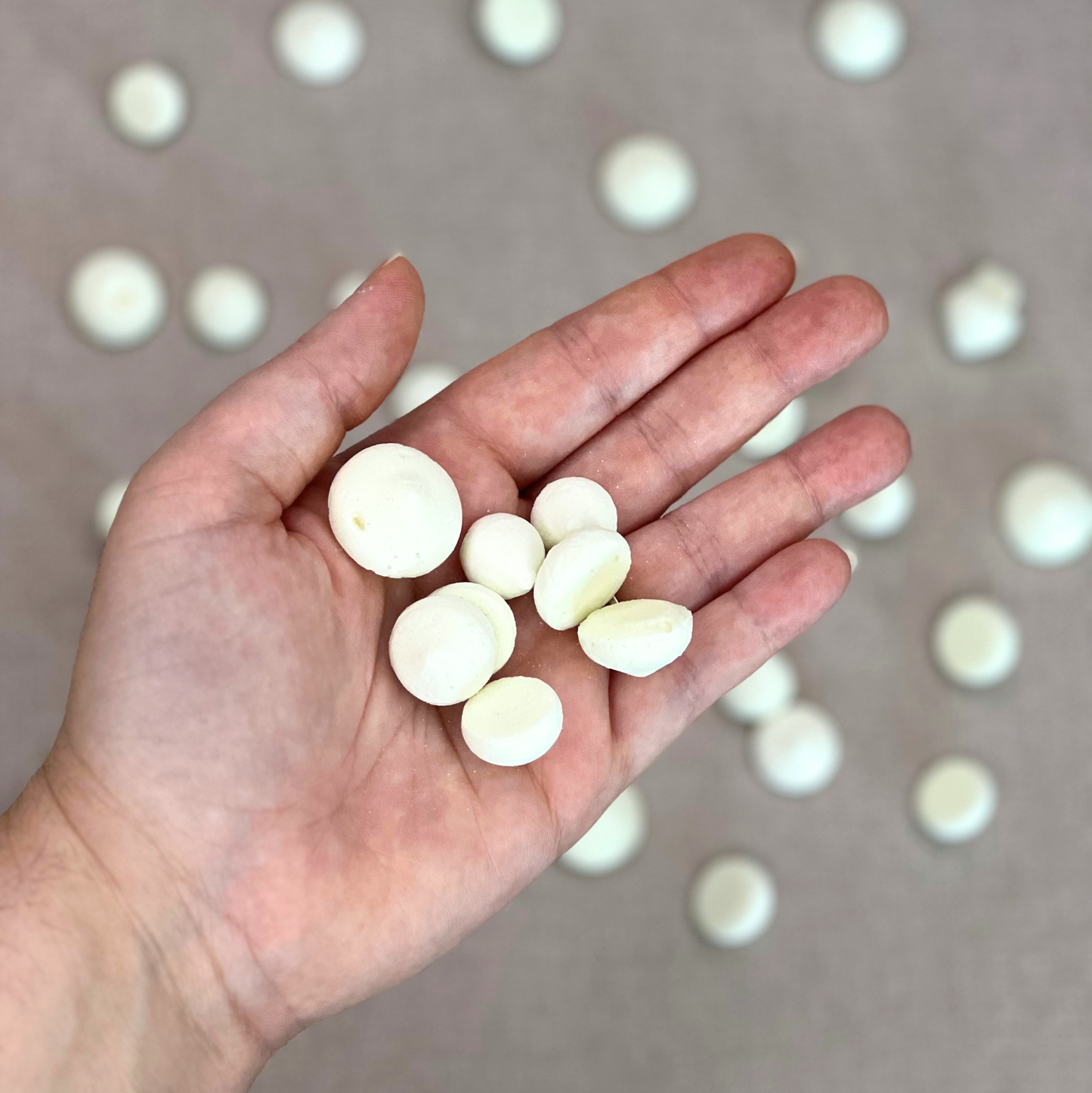 Meringue gouttes Chartreuse