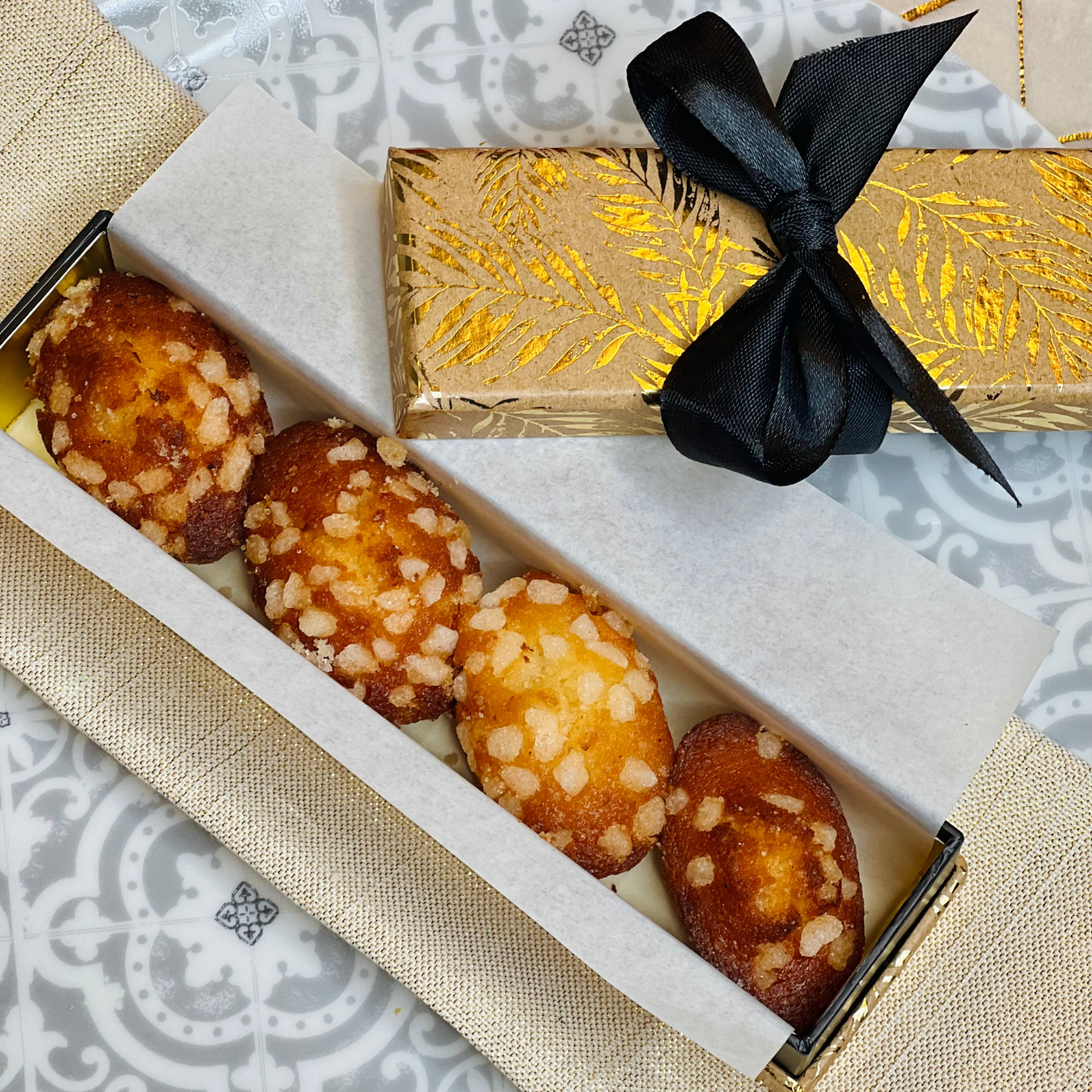 Mini coffret financiers - édition de noël