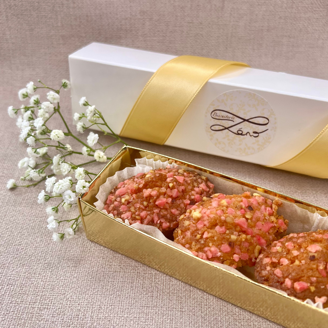 Financiers praline rose de Lyon