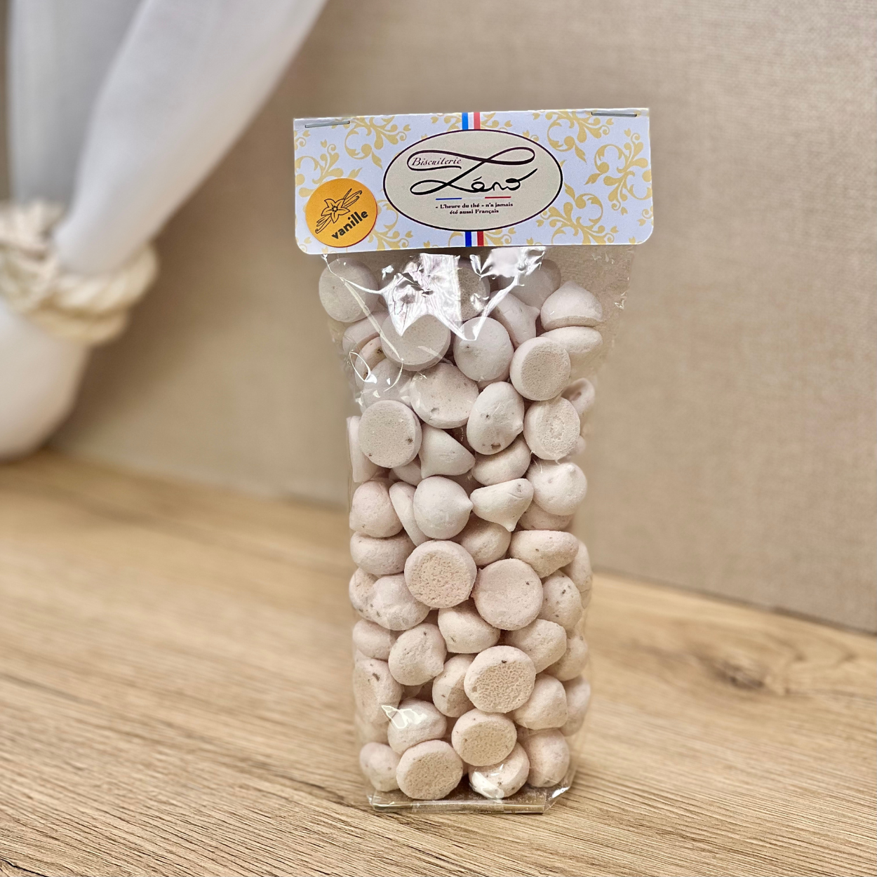 Meringues gouttes vanille
