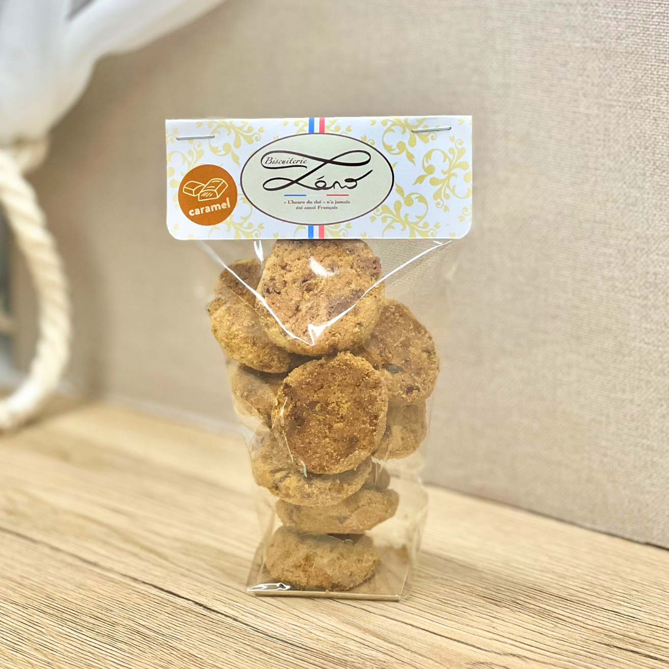 Sablé aux noix caramélisées