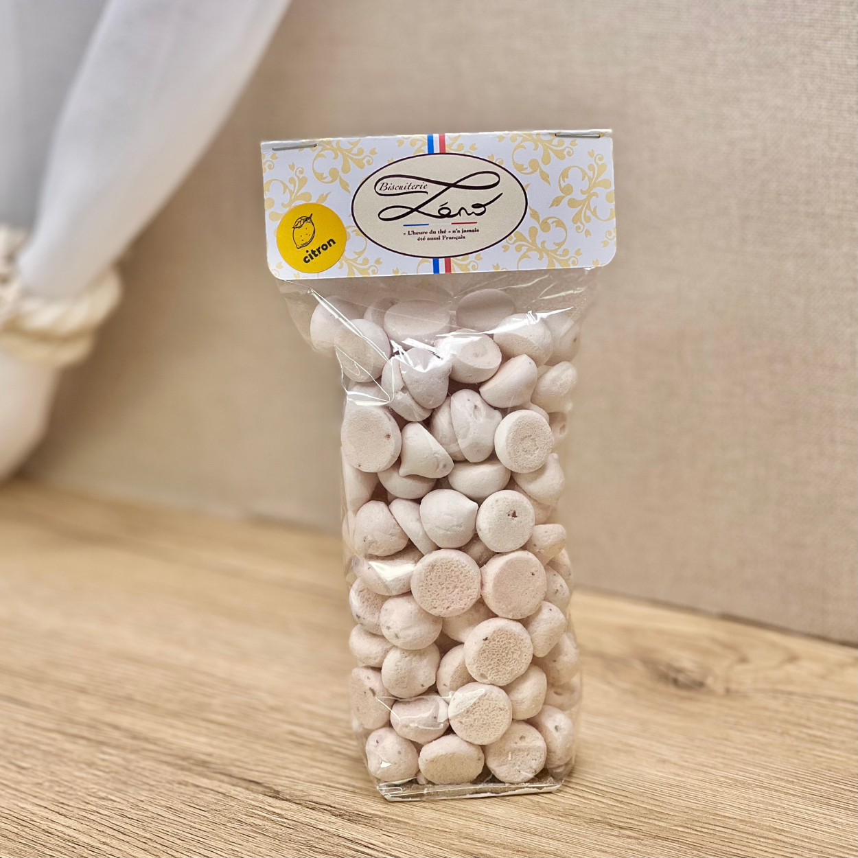 Meringues gouttes au citron