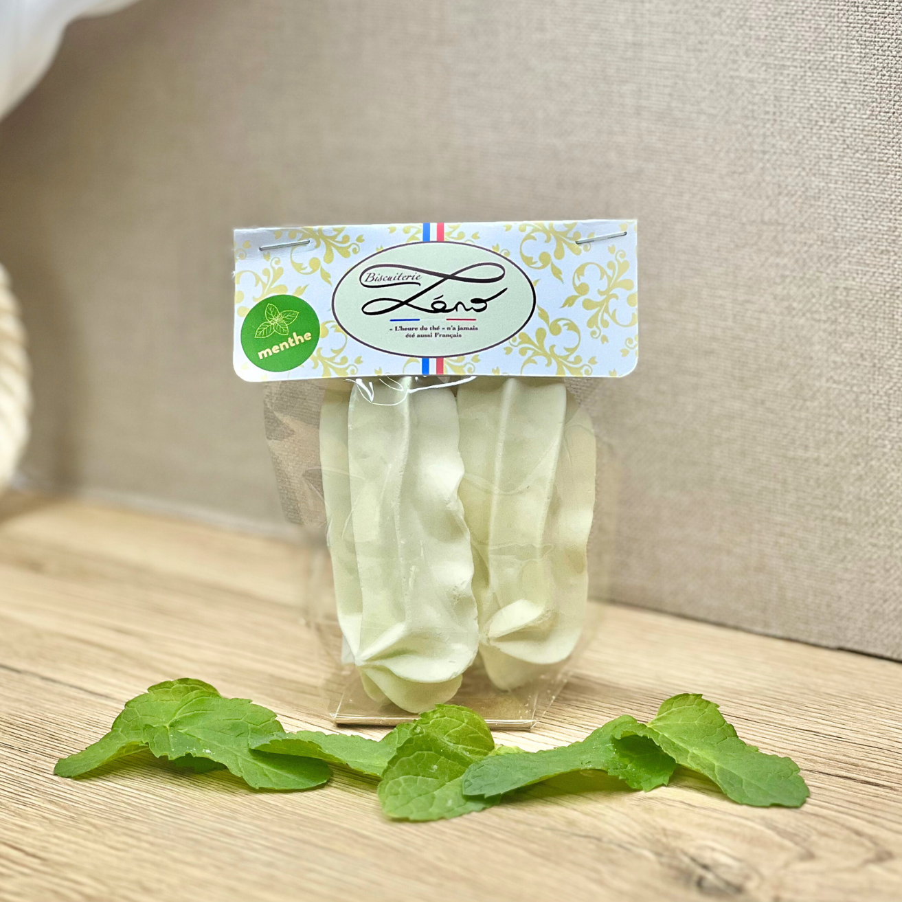 Meringues nuage saveur menthe