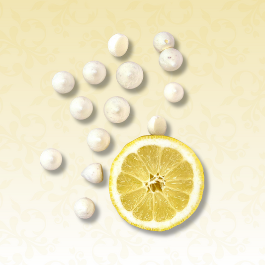 Meringues gouttes au citron