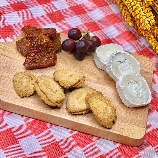 Biscuits salés - Chèvre / tomate séchés